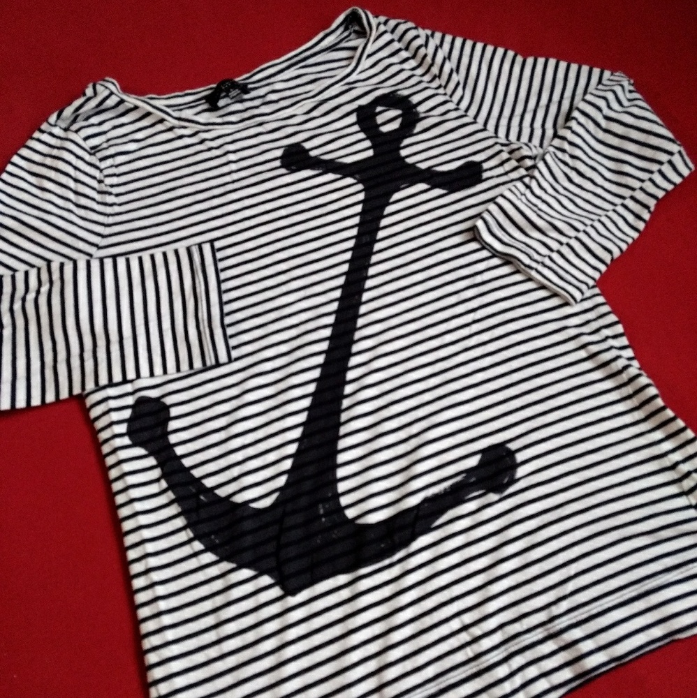 The Limited nautical striped long sleeve